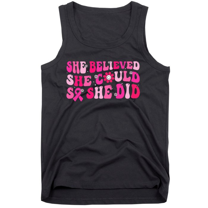 She Believed She Could So She Did Tank Top