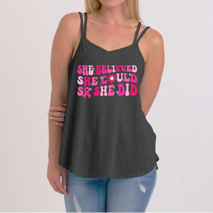 She Believed She Could So She Did Women's Strappy Tank