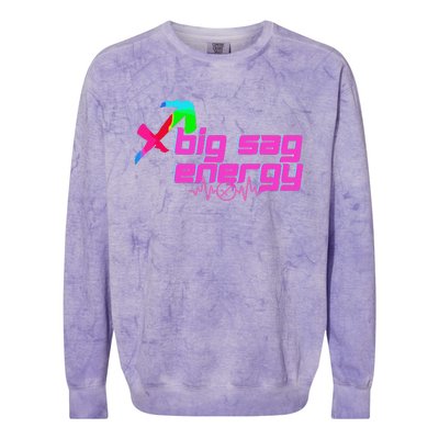 Sagittarius Big Sag Energy Colorblast Crewneck Sweatshirt