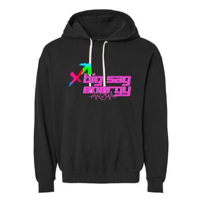 Sagittarius Big Sag Energy Garment-Dyed Fleece Hoodie