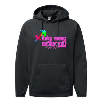 Sagittarius Big Sag Energy Performance Fleece Hoodie