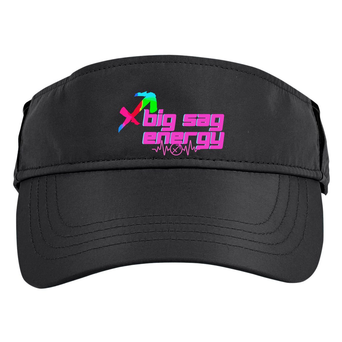 Sagittarius Big Sag Energy Adult Drive Performance Visor