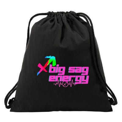 Sagittarius Big Sag Energy Drawstring Bag