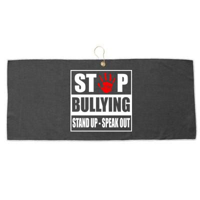 Stop Bullying Stand Up Speak Out Large Microfiber Waffle Golf Towel