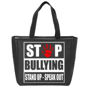 Stop Bullying Stand Up Speak Out Zip Tote Bag