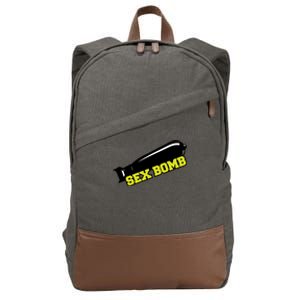 Sex Bomb Cotton Canvas Backpack