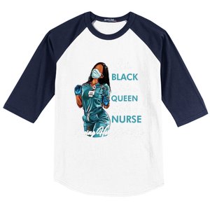 She's Black She's A Queen She's A Nurse Living Her Best Life Meaningful Gift Baseball Sleeve Shirt