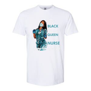 She's Black She's A Queen She's A Nurse Living Her Best Life Meaningful Gift Softstyle CVC T-Shirt