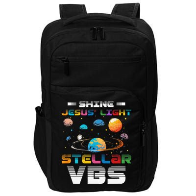 Stellar Bible School VBS Shine Jesus Light Christian Impact Tech Backpack