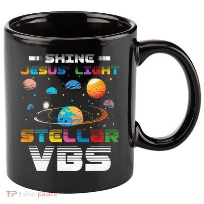 Stellar Bible School VBS Shine Jesus Light Christian 11oz C Handle Ceramic Mug