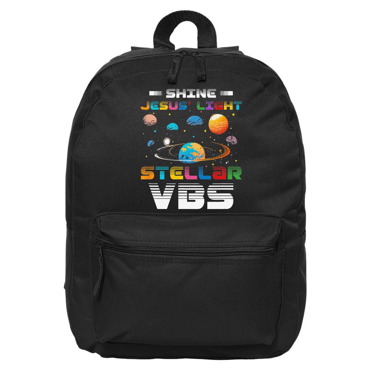 Stellar Bible School VBS Shine Jesus Light Christian 16 in Basic Backpack