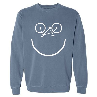 Smiling Bicycle Garment-Dyed Sweatshirt