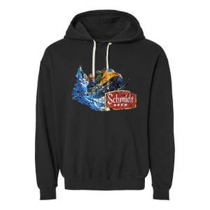 Schmidt Beer Snowmobile Garment-Dyed Fleece Hoodie