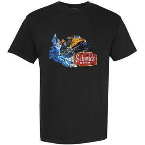 Schmidt Beer Snowmobile Garment-Dyed Heavyweight T-Shirt