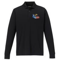 Schmidt Beer Snowmobile Performance Long Sleeve Polo