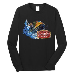 Schmidt Beer Snowmobile Long Sleeve Shirt