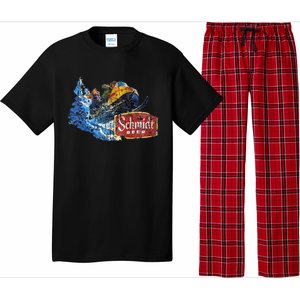 Schmidt Beer Snowmobile Pajama Set