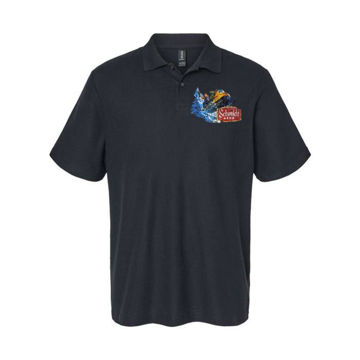 Schmidt Beer Snowmobile Softstyle Adult Sport Polo