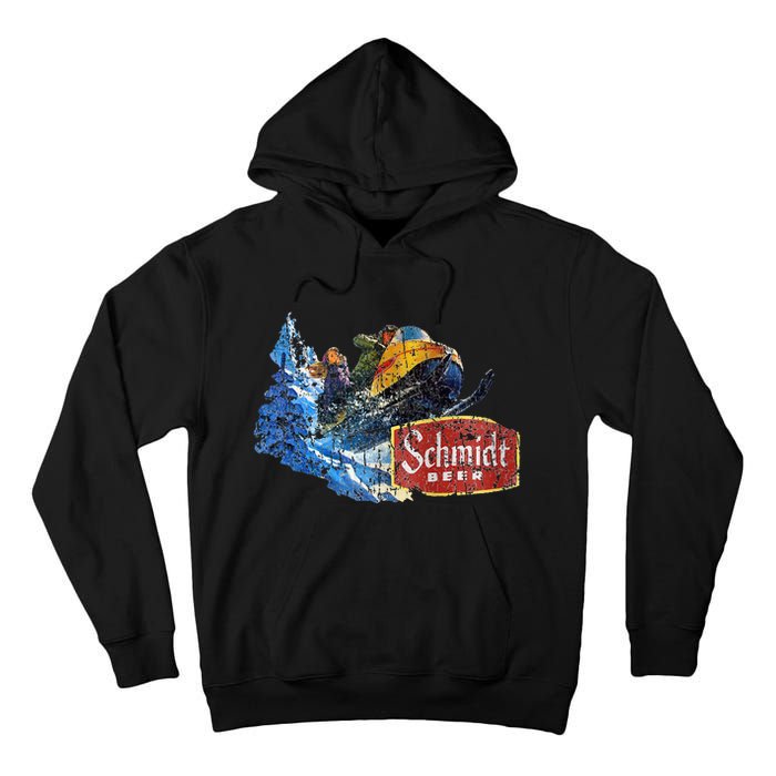 Schmidt Beer Snowmobile Tall Hoodie