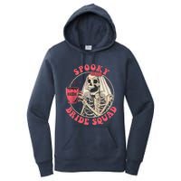 Spooky Bride Squad Halloween Bachelorette Party Women's Pullover Hoodie