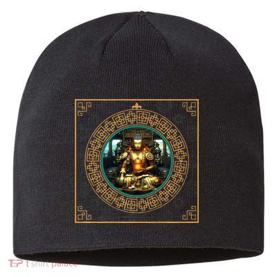 Steampunk Buddha Sustainable Beanie
