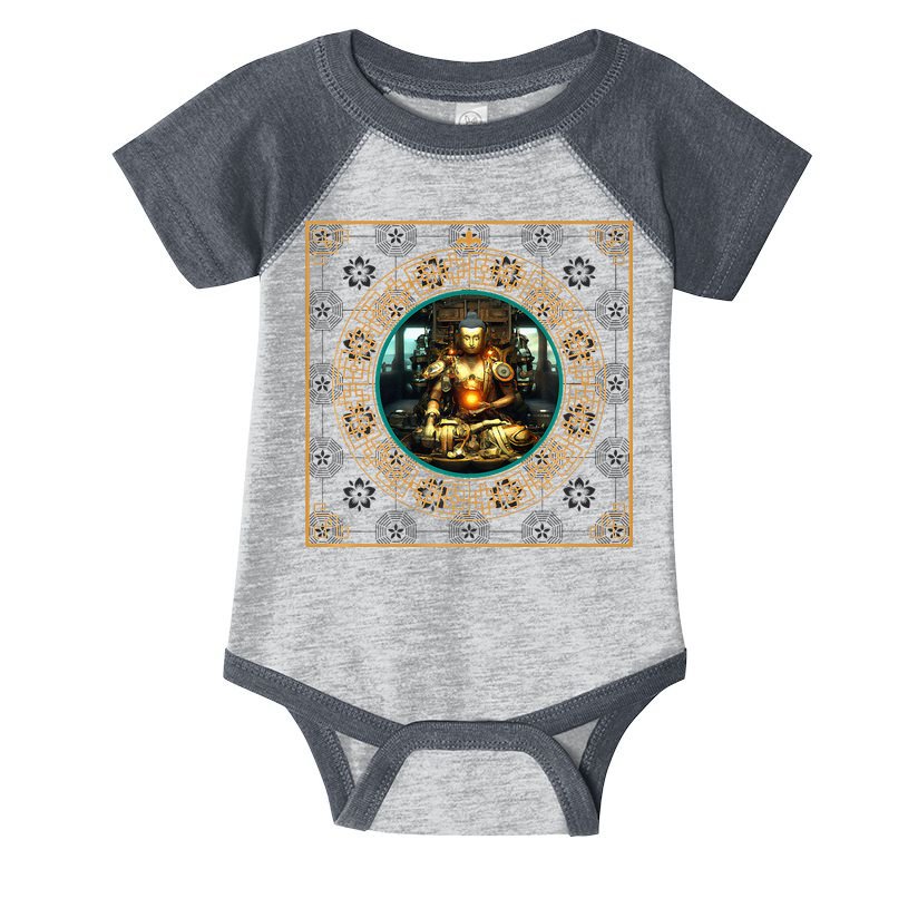 Steampunk Buddha Infant Baby Jersey Bodysuit