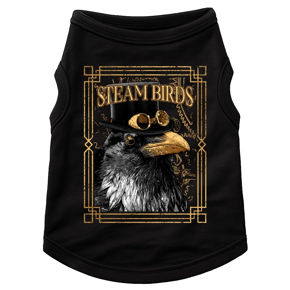 Steam Birds Doggie Tank
