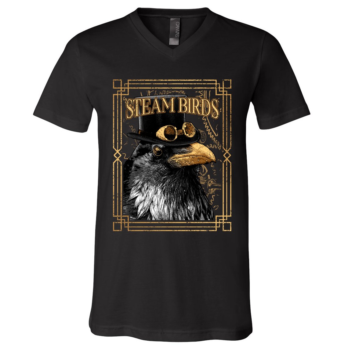 Steam Birds V-Neck T-Shirt