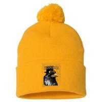 Steam Birds Pom Pom 12in Knit Beanie