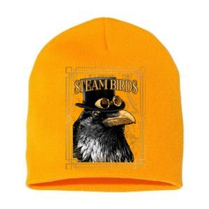 Steam Birds Short Acrylic Beanie