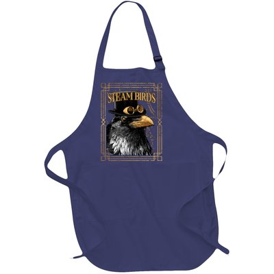 Steam Birds Full-Length Apron With Pockets