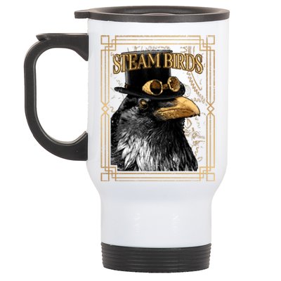 Steam Birds Stainless Steel Travel Mug