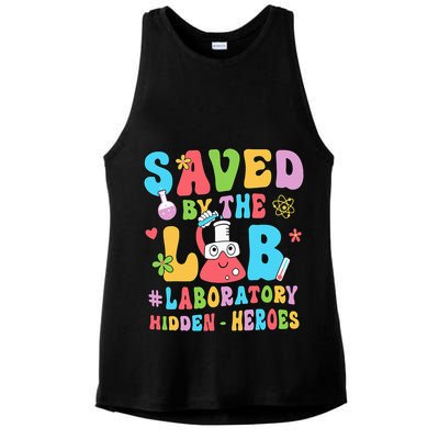 Saved By The Lab Laboratory Phlebotomy Week 2024 Lab Tech Ladies PosiCharge Tri-Blend Wicking Tank
