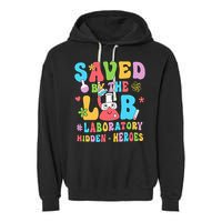 Saved By The Lab Laboratory Phlebotomy Week 2024 Lab Tech Garment-Dyed Fleece Hoodie