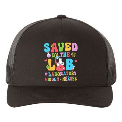 Saved By The Lab Laboratory Phlebotomy Week 2024 Lab Tech Yupoong Adult 5-Panel Trucker Hat