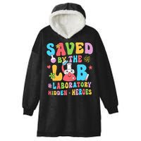 Saved By The Lab Laboratory Phlebotomy Week 2024 Lab Tech Hooded Wearable Blanket