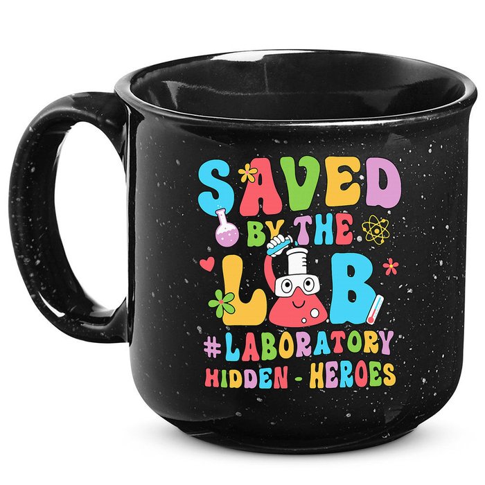 Saved By The Lab Laboratory Phlebotomy Week 2024 Lab Tech 15oz Campfire Ceramic Mug