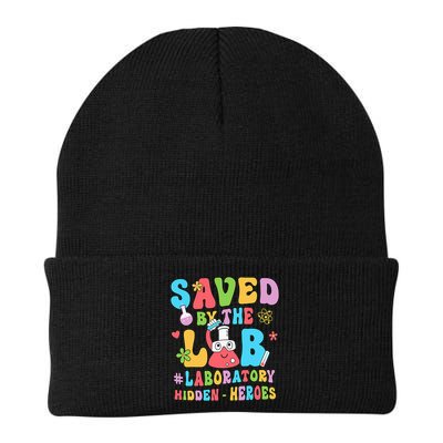 Saved By The Lab Laboratory Phlebotomy Week 2024 Lab Tech Knit Cap Winter Beanie
