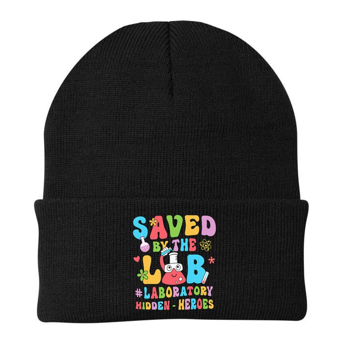 Saved By The Lab Laboratory Phlebotomy Week 2024 Lab Tech Knit Cap Winter Beanie