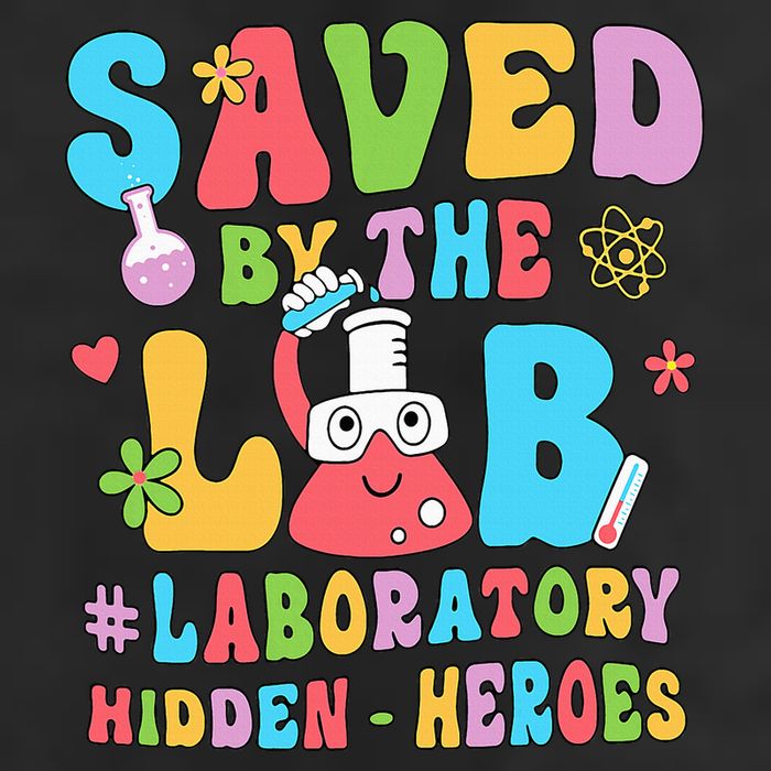 Saved By The Lab Laboratory Phlebotomy Week 2024 Lab Tech Knit Cap Winter Beanie