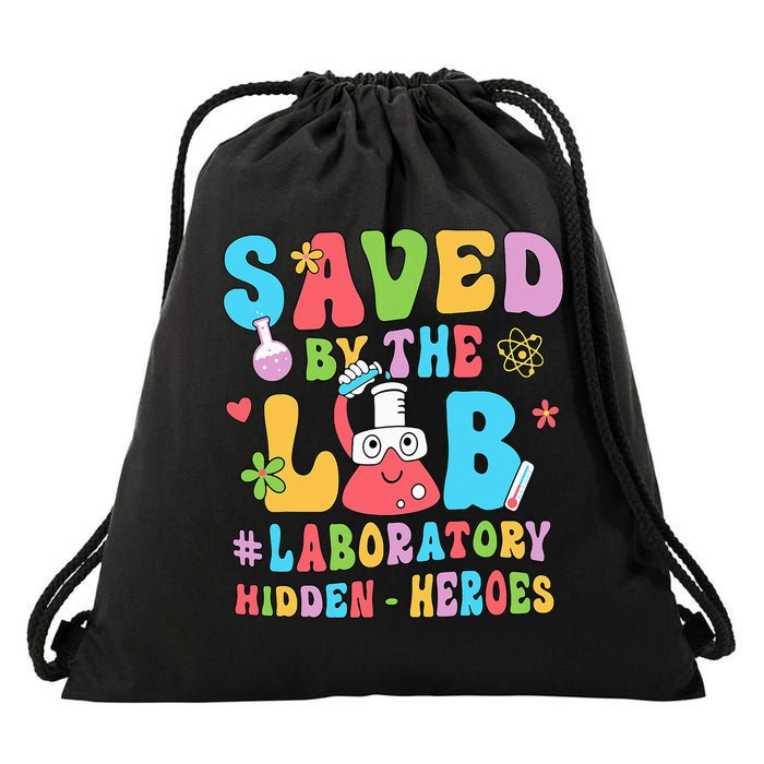 Saved By The Lab Laboratory Phlebotomy Week 2024 Lab Tech Drawstring Bag