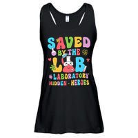 Saved By The Lab Laboratory Phlebotomy Week 2024 Lab Tech Ladies Essential Flowy Tank