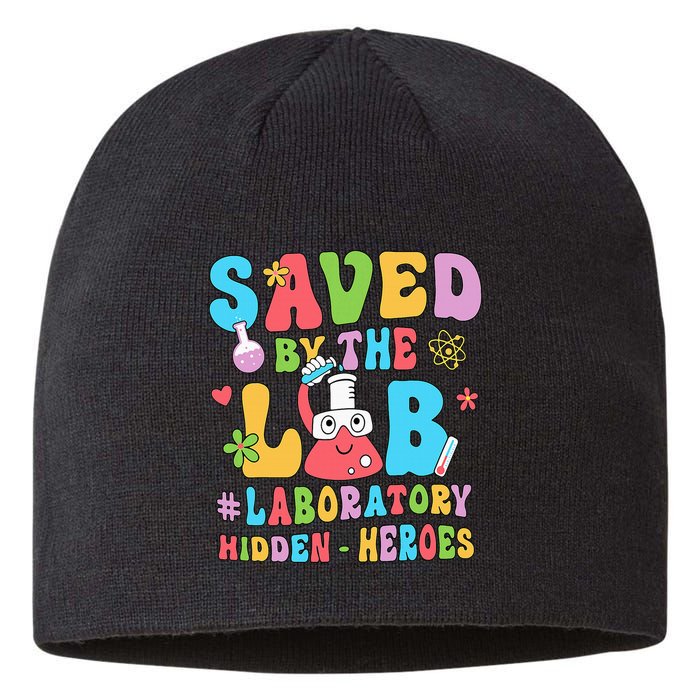 Saved By The Lab Laboratory Phlebotomy Week 2024 Lab Tech Sustainable Beanie