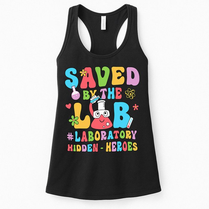 Saved By The Lab Laboratory Phlebotomy Week 2024 Lab Tech Womens Tank Top