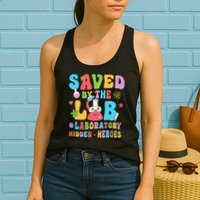 Saved By The Lab Laboratory Phlebotomy Week 2024 Lab Tech Womens Tank Top