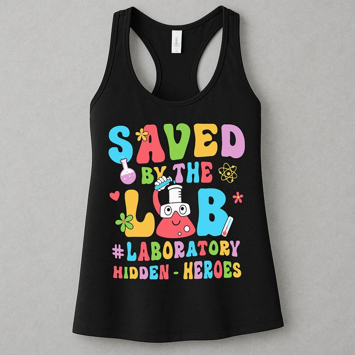 Saved By The Lab Laboratory Phlebotomy Week 2024 Lab Tech Womens Tank Top