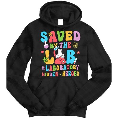Saved By The Lab Laboratory Phlebotomy Week 2024 Lab Tech Tie Dye Hoodie