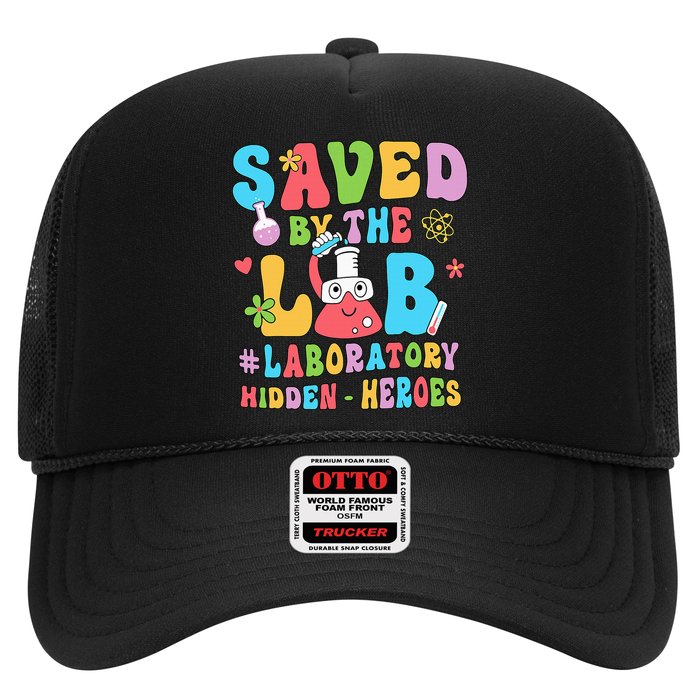 Saved By The Lab Laboratory Phlebotomy Week 2024 Lab Tech Trucker Hat
