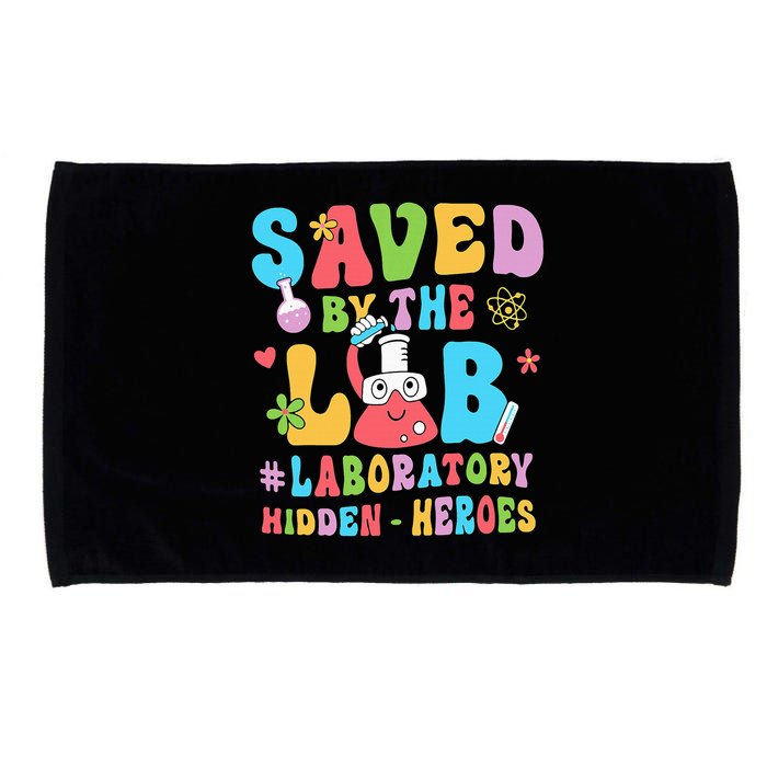 Saved By The Lab Laboratory Phlebotomy Week 2024 Lab Tech Microfiber Hand Towel