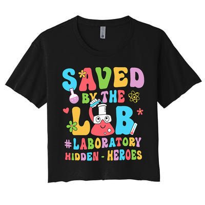 Saved By The Lab Laboratory Phlebotomy Week 2024 Lab Tech Crop Top